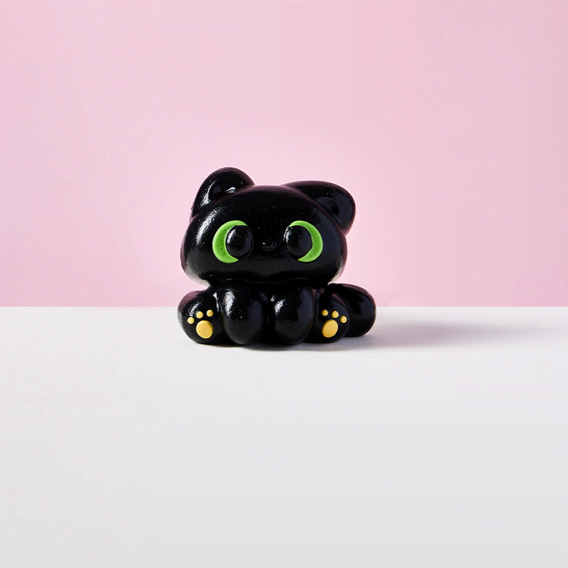 Black Cat Kitten Taba Squishy