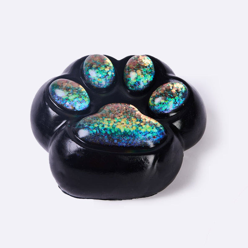 Jumbo Black-bling Paw Taba Squishy