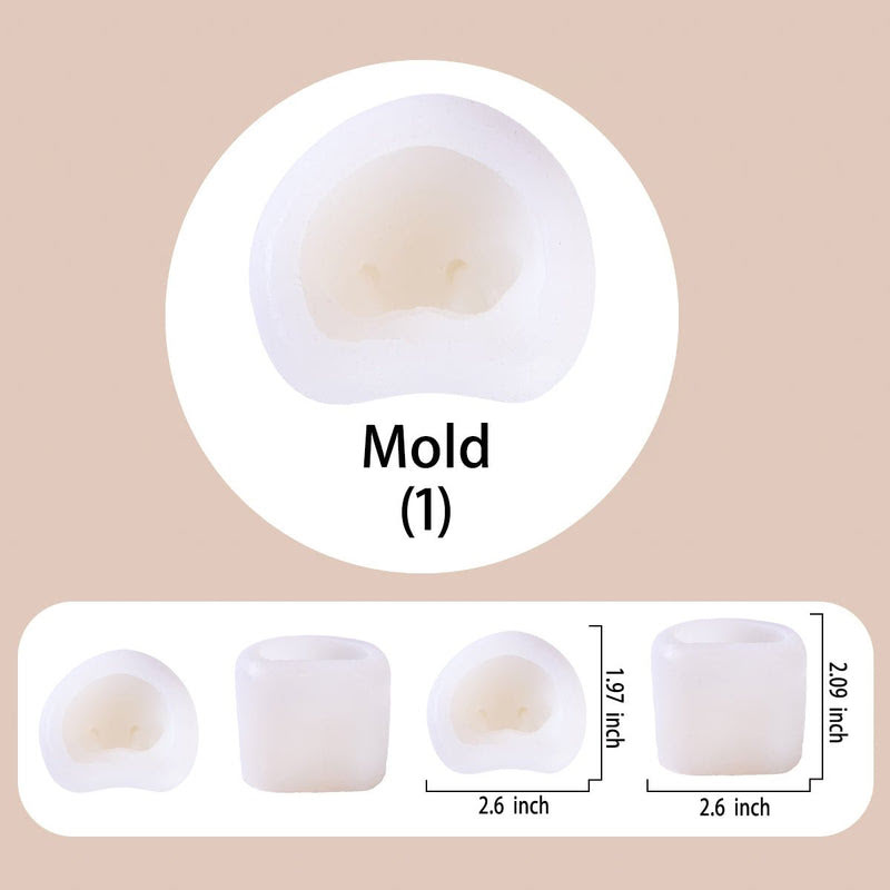 Alternative view of Hamster Taba Squishy DIY Mold Set