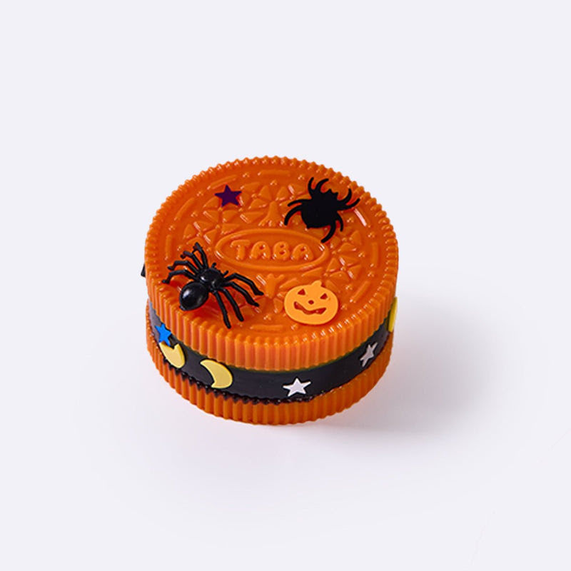 Alternative view of 65g Orange-black Sandwich Cookie Taba Squishy