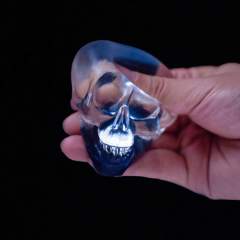 Alternative view of 100g Clear Skull with Light Taba Squishy