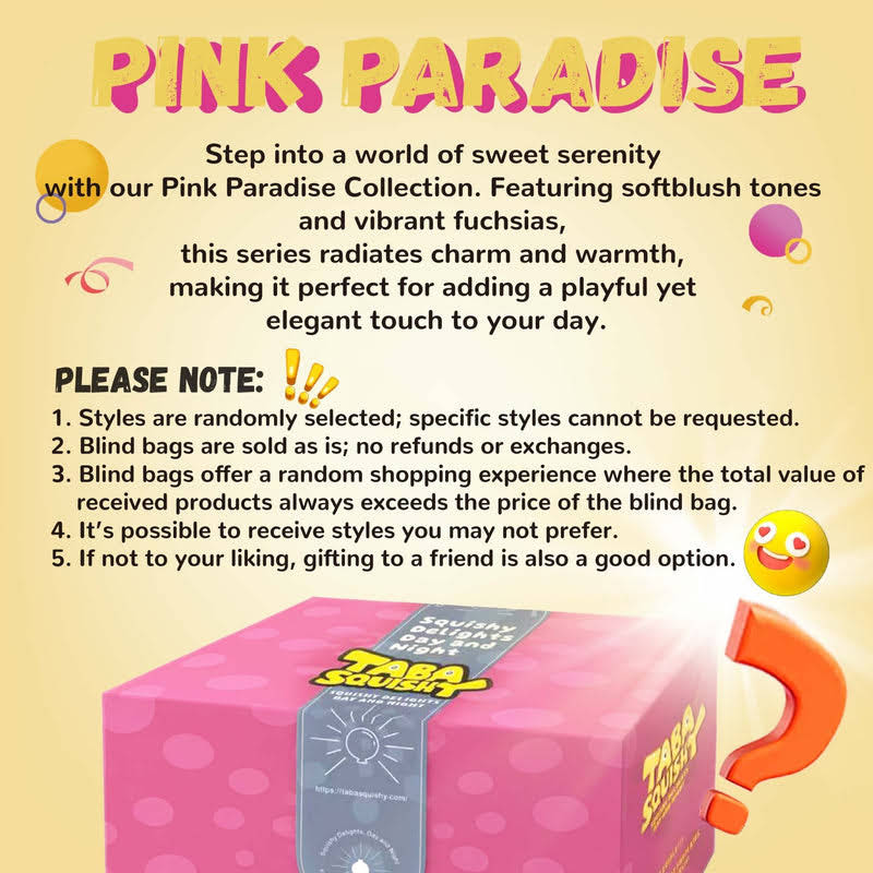 Alternative view of Pink Series Blind Bag Taba Squishy