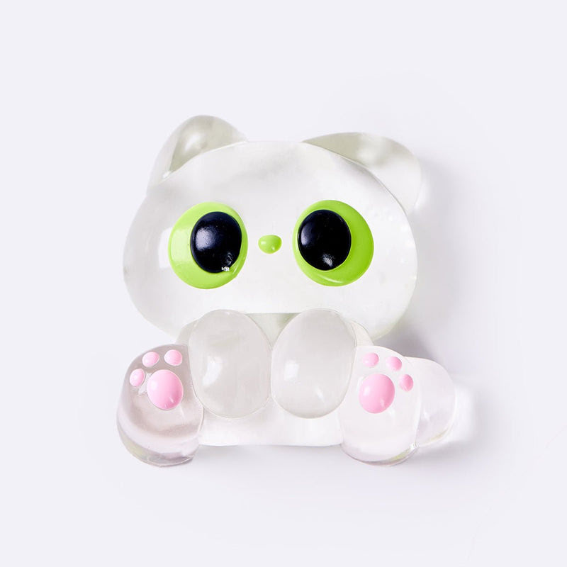 Jumbo Clear Cat Kitten Taba Squishy
