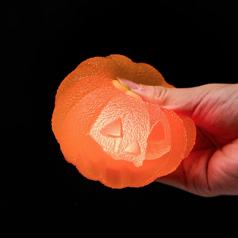 Alternative view of 200g Clear Pumpkin with Red Light Taba Squishy