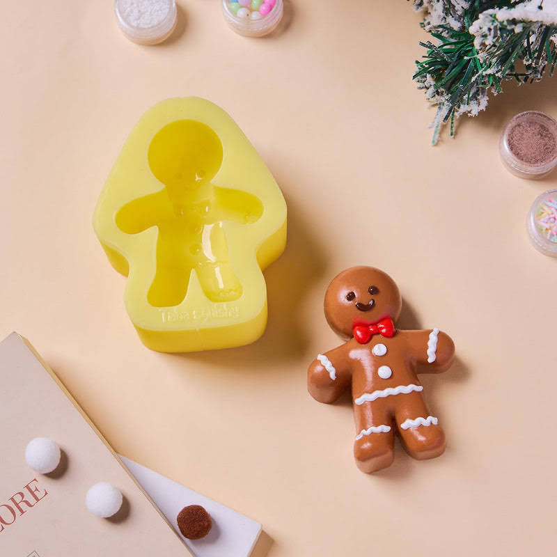 Alternative view of Gingerbread Boy Taba Squishy DIY Mold Set