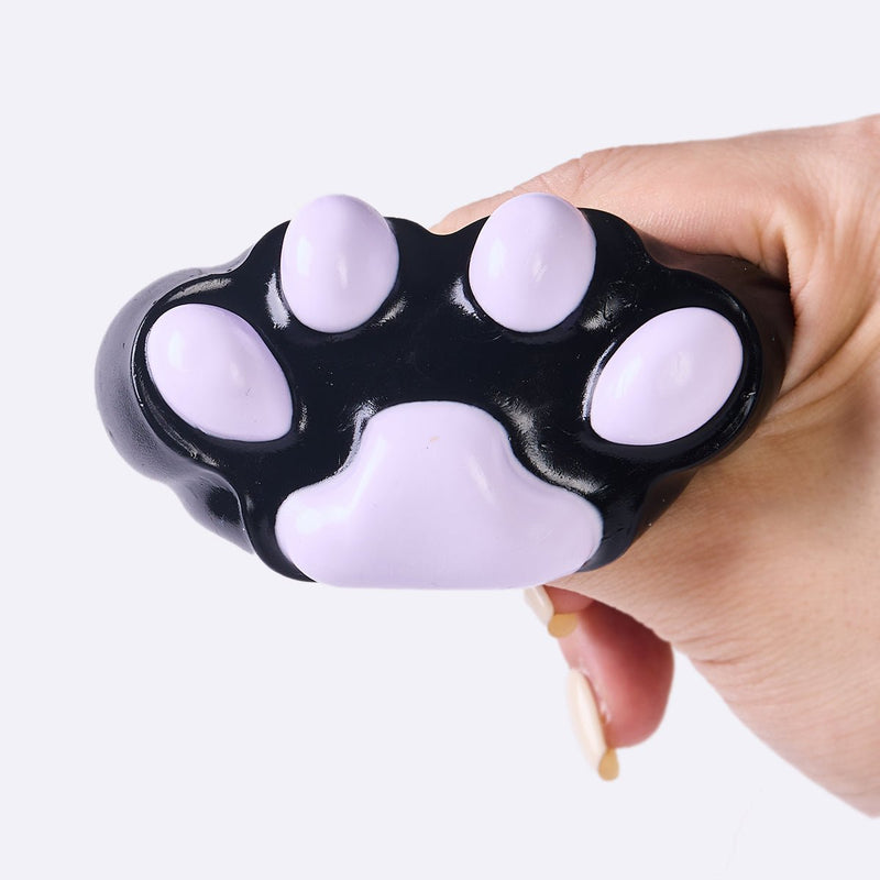 Alternative view of 100g Black-purple Paw Taba Squishy