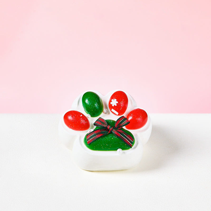 Christmas Kitten Paw Taba Squishy