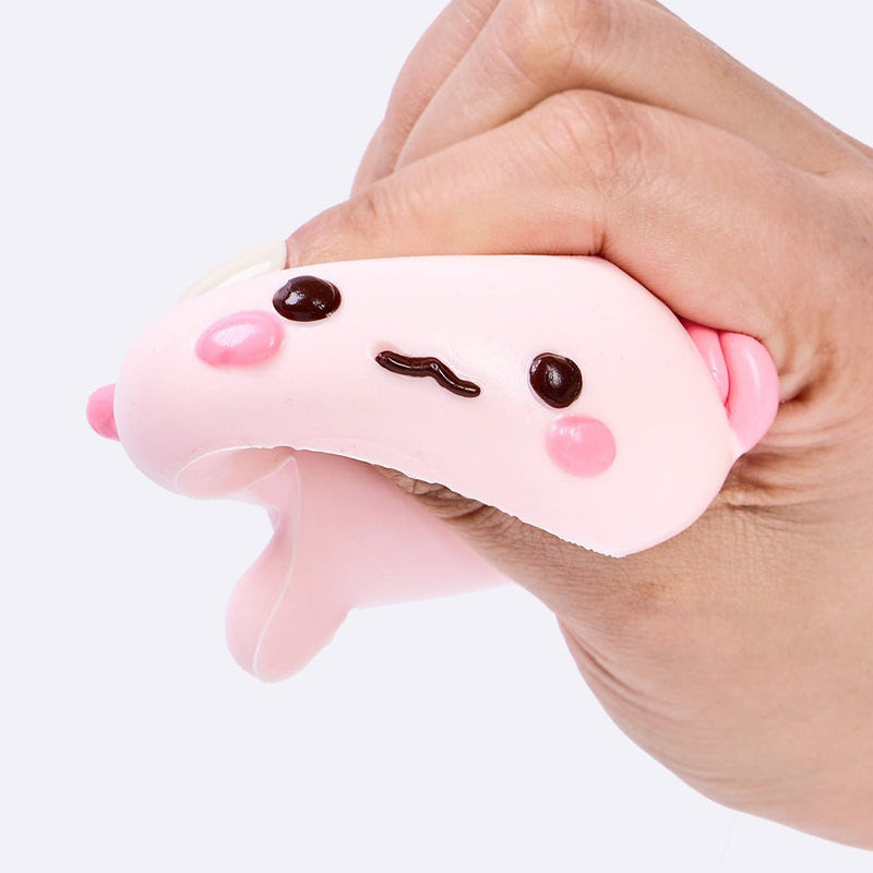 Alternative view of Pink Axolotl Taba Squishy