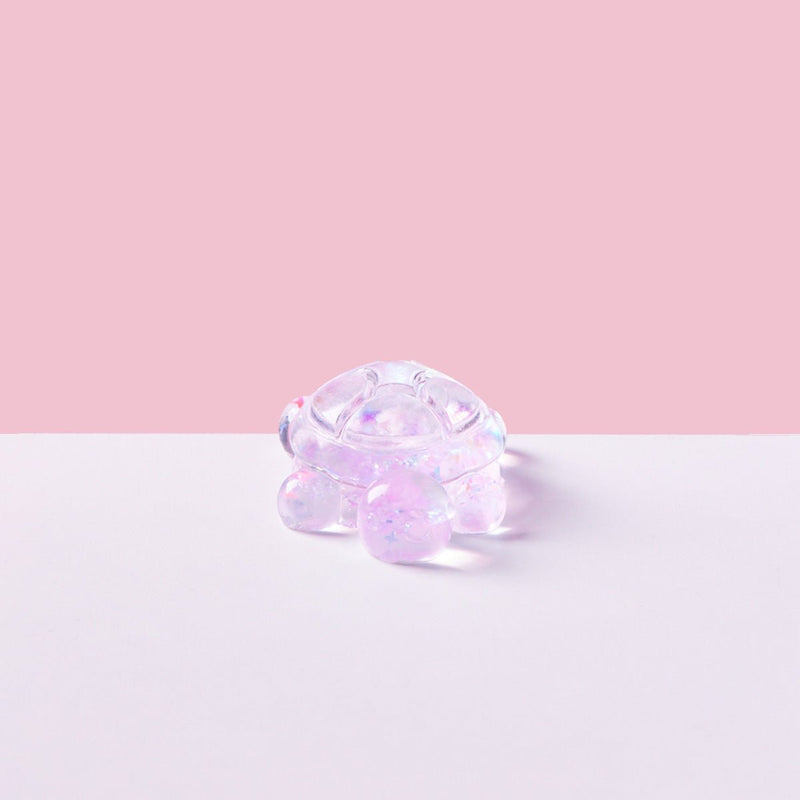 Blingbling Purple Cute Turtle Taba Squishy
