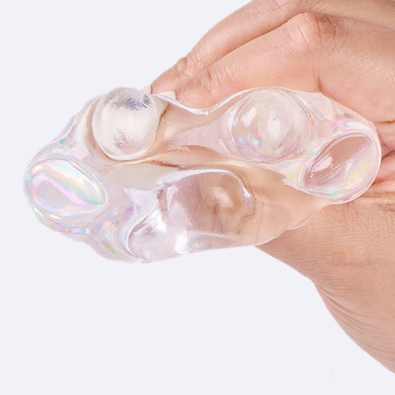 Alternative view of 100g Blingbling Clear Paw Taba Squishy
