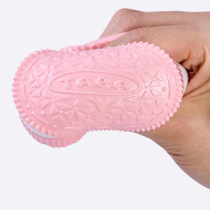 Alternative view of 100g Pink-white Sandwich Cookie Taba Squishy
