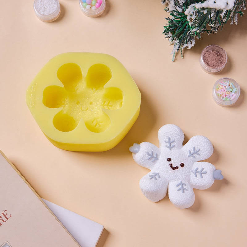 Alternative view of Cute Snowflake Taba Squishy DIY Mold Set