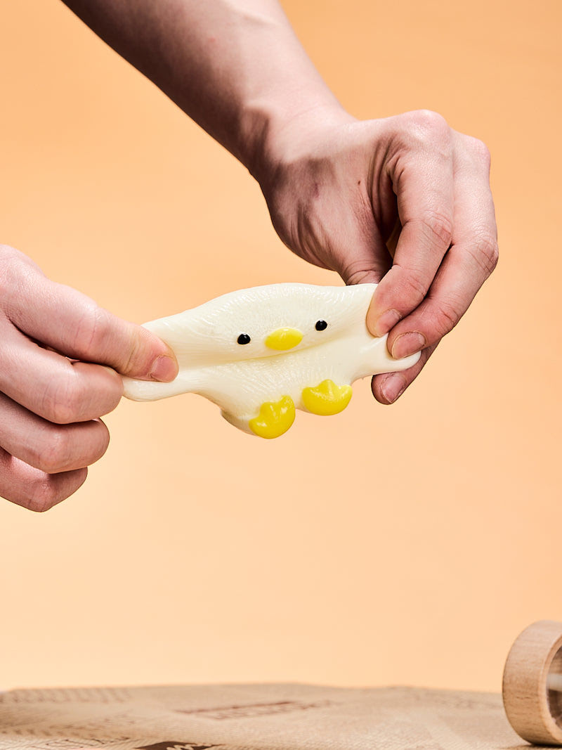 Alternative view of Cute White Duck Taba Squishy