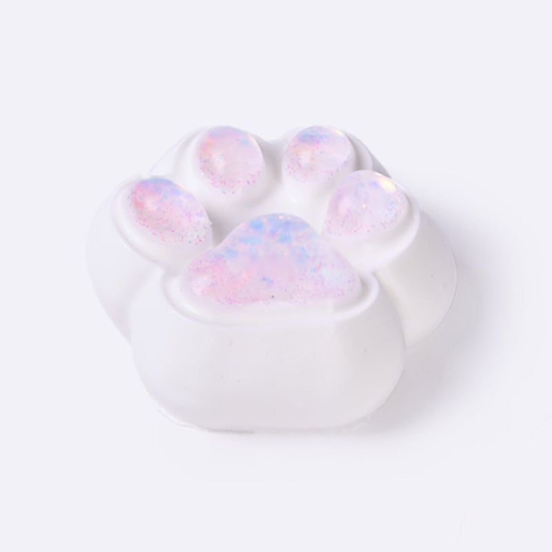 100g White-bling Paw Taba Squishy