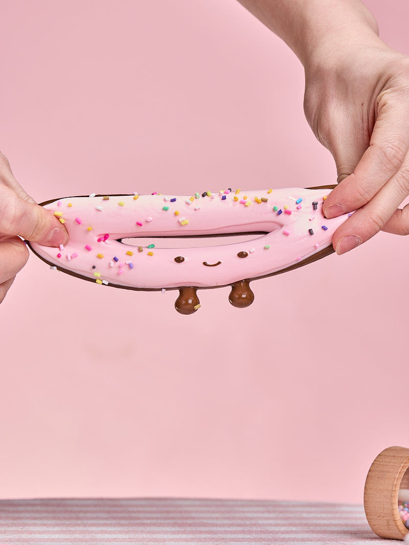 Alternative view of Cute Chocolate-pink Donut Taba Squishy