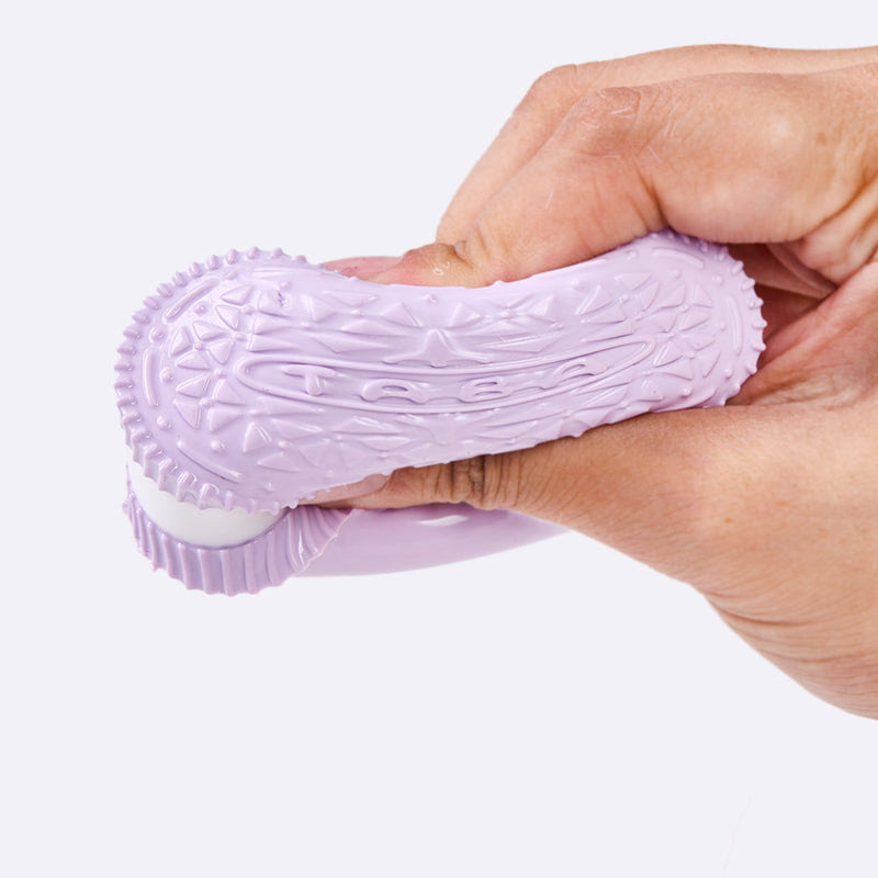 Alternative view of 60g Purple-white Sandwich Cookie Taba Squishy