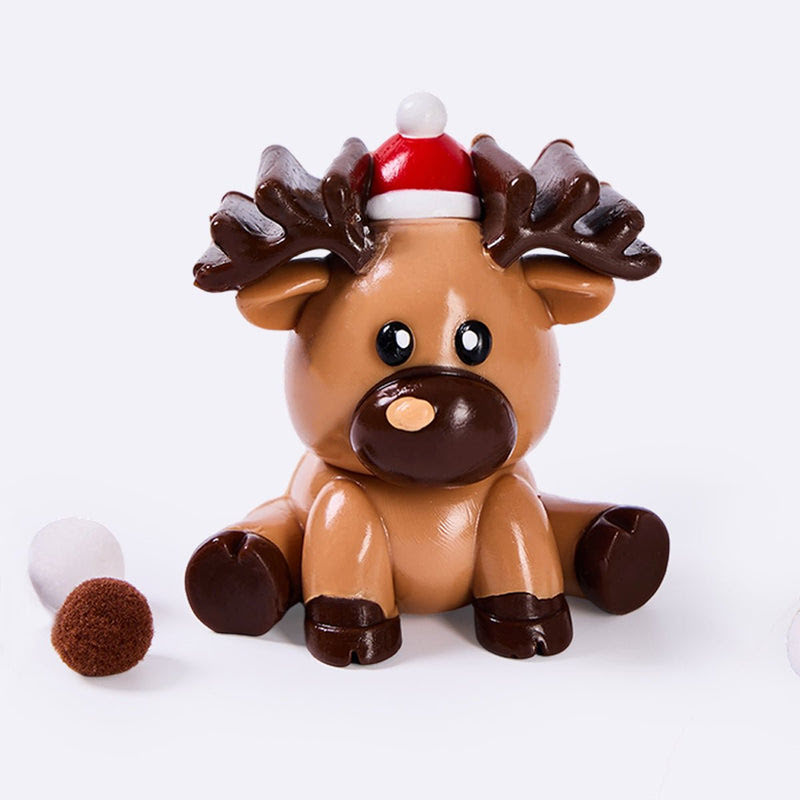 Alternative view of Christmas Elk Taba Squishy