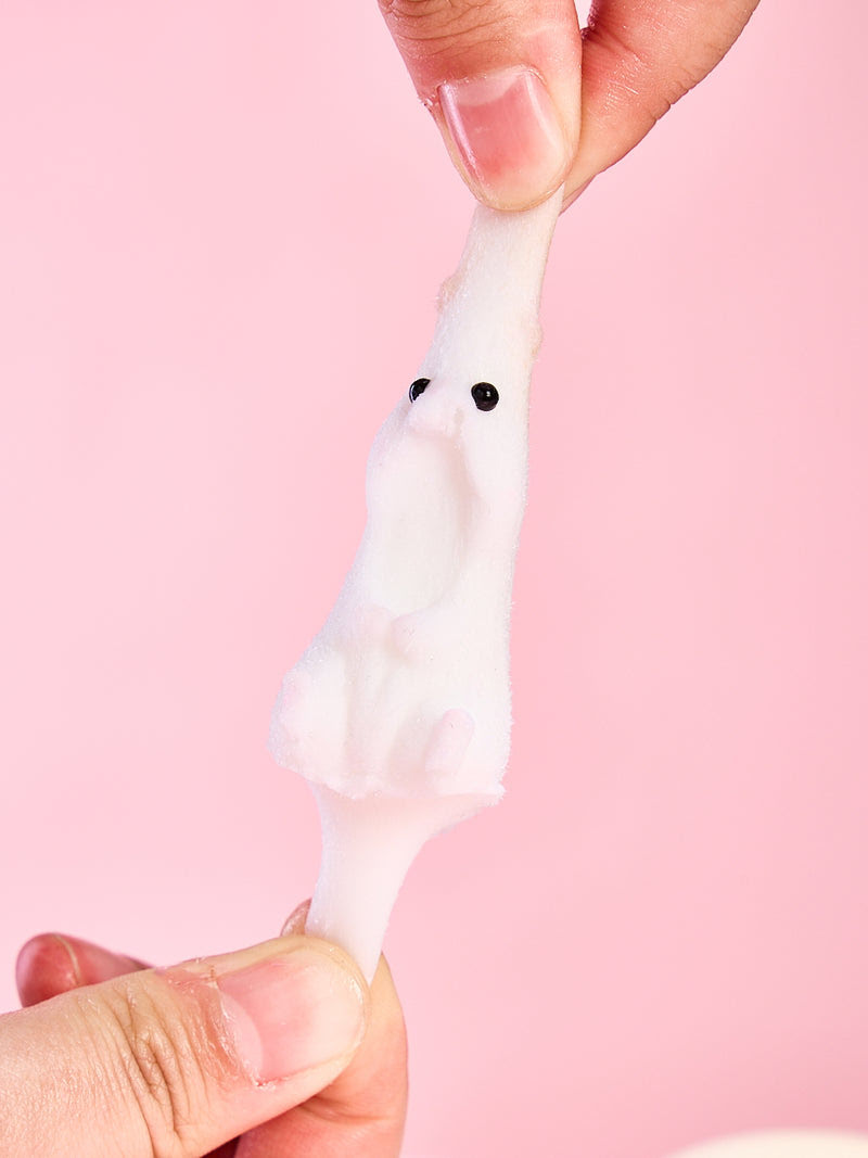 Alternative view of Flocked Mini Hamster Taba Squishy