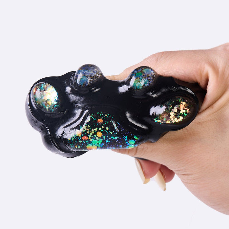 Alternative view of 100g Black-bling Paw Taba Squishy