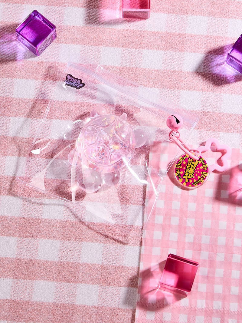 Alternative view of Blingbling Pink Turtle Taba Squishy