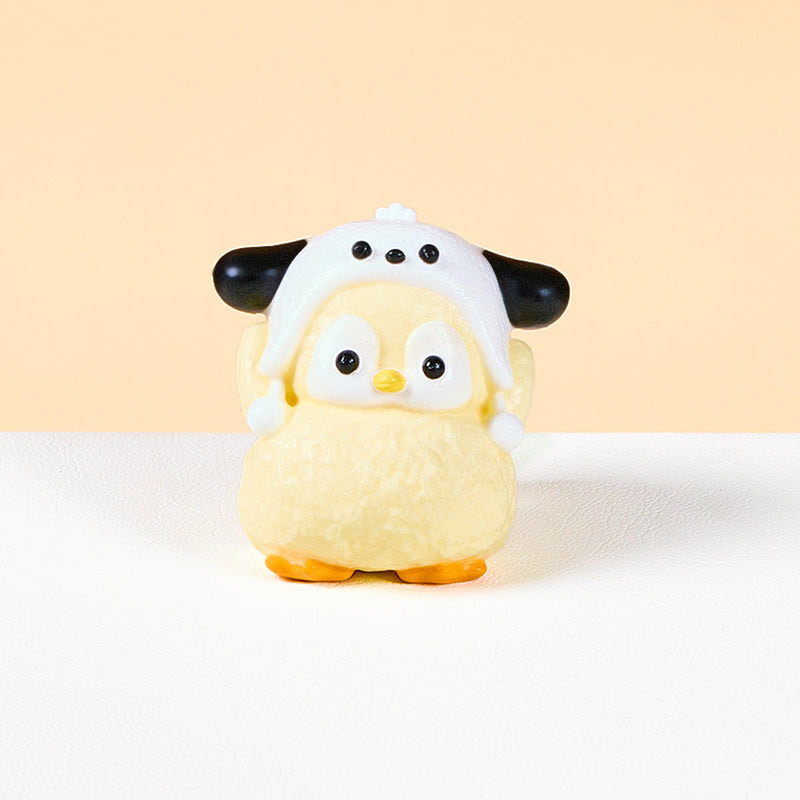 Cute Penguin with Dog Hat Taba Squishy