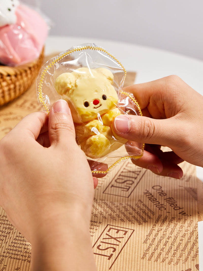 Alternative view of Butter Bear Taba Squishy