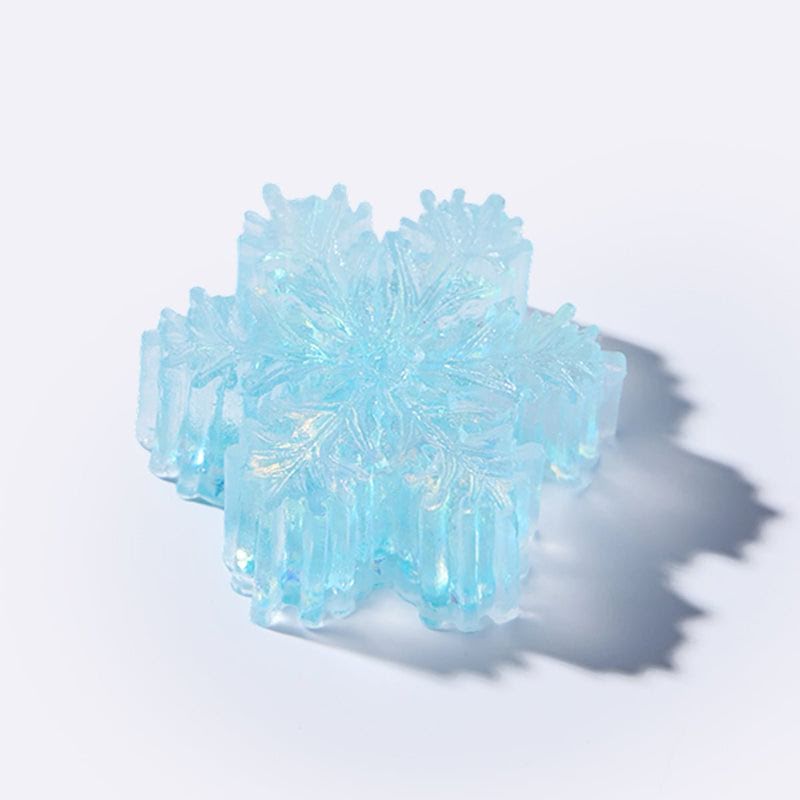 Alternative view of Blingbling Blue Snowflake Taba Squishy