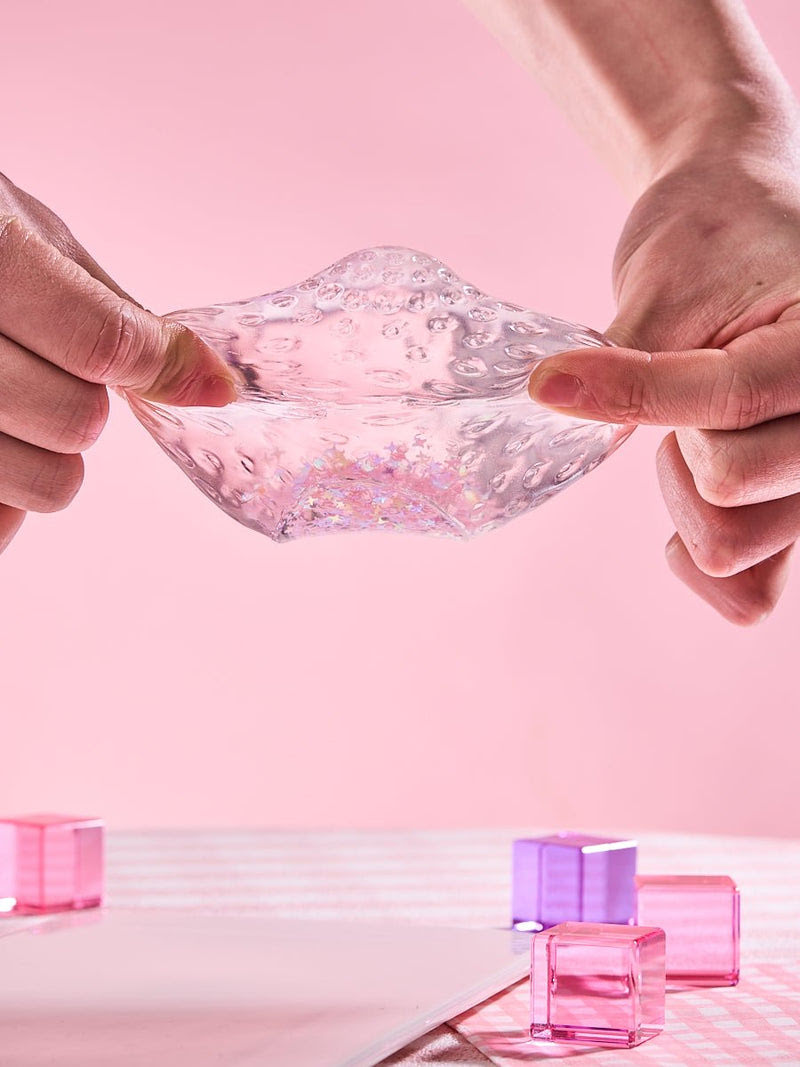 Alternative view of Blingbling Pink Strawberry Taba Squishy