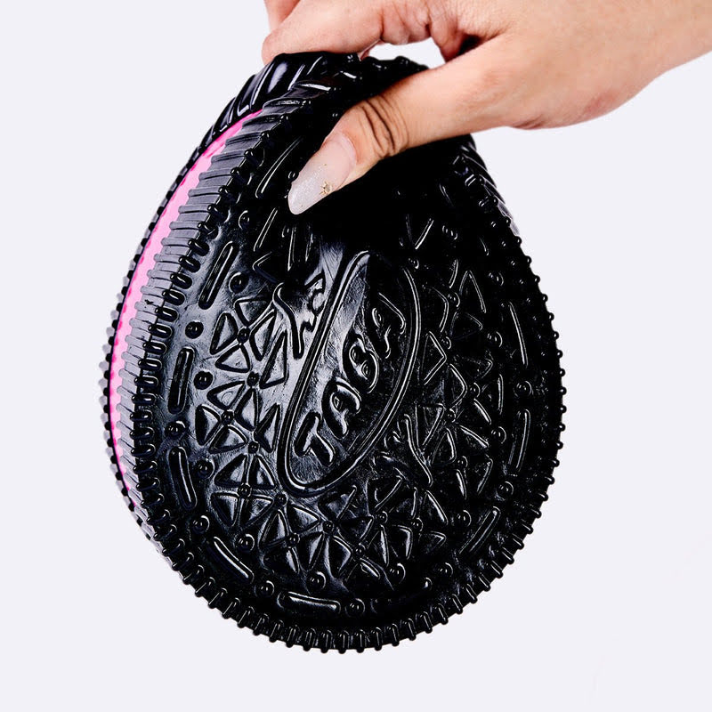 Alternative view of Jumbo Black-fuchsia Sandwich Cookie Taba Squishy