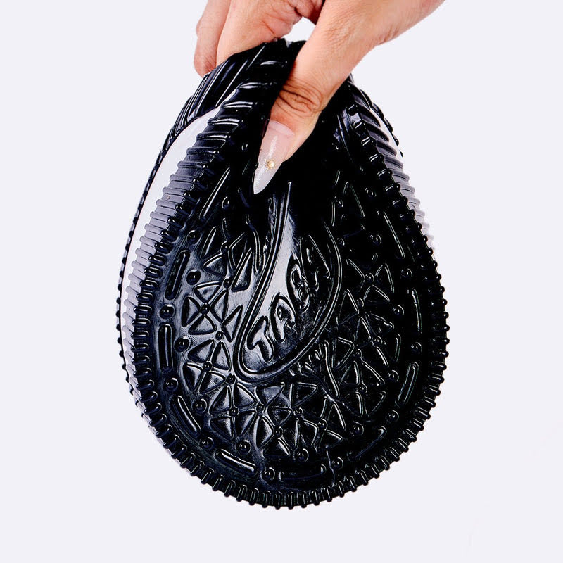 Alternative view of Jumbo Black-white Sandwich Cookie Taba Squishy