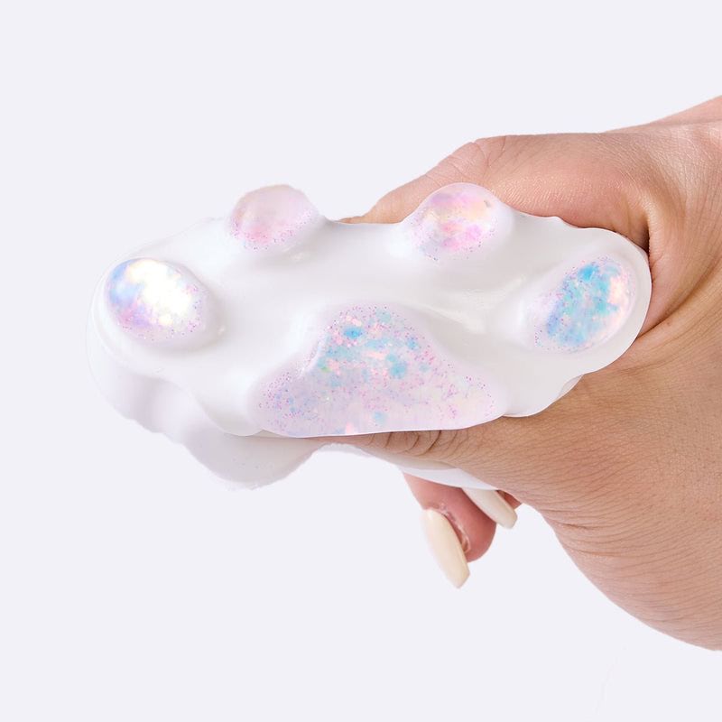Alternative view of 100g White-bling Paw Taba Squishy