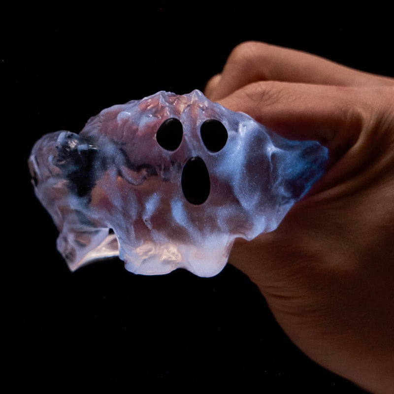 Alternative view of Blue Luminous Ghost Taba Squishy